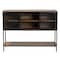 Baxton Studio Cardea Modern Industrial Walnut Brown Finished Wood and Black Metal 2-Door Sideboard 226-12486-ZORO - alternate 6